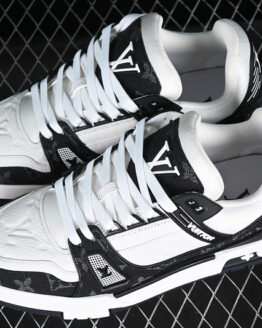 Louis Vuitton Trainer Black & White Sneakers