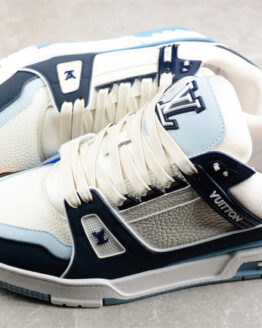 Louis Vuitton Trainer Sea Blue-Blue & White Sneakers