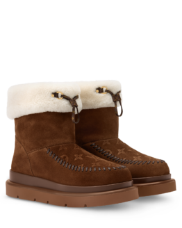 Louis Vuitton Cortina Ankle Boot Brown