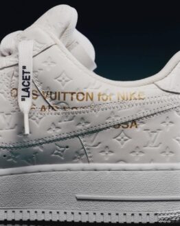 Louis Vuitton Nike Air Force 1 Low By Virgil Abloh White/White Sneakers
