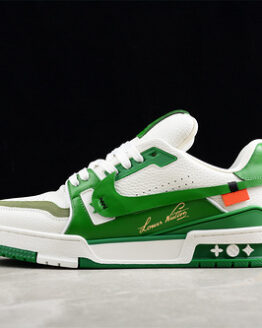 Louis Vuitton x Nike Air Force 1 Low by Virgil Abloh Green/White Sneakers