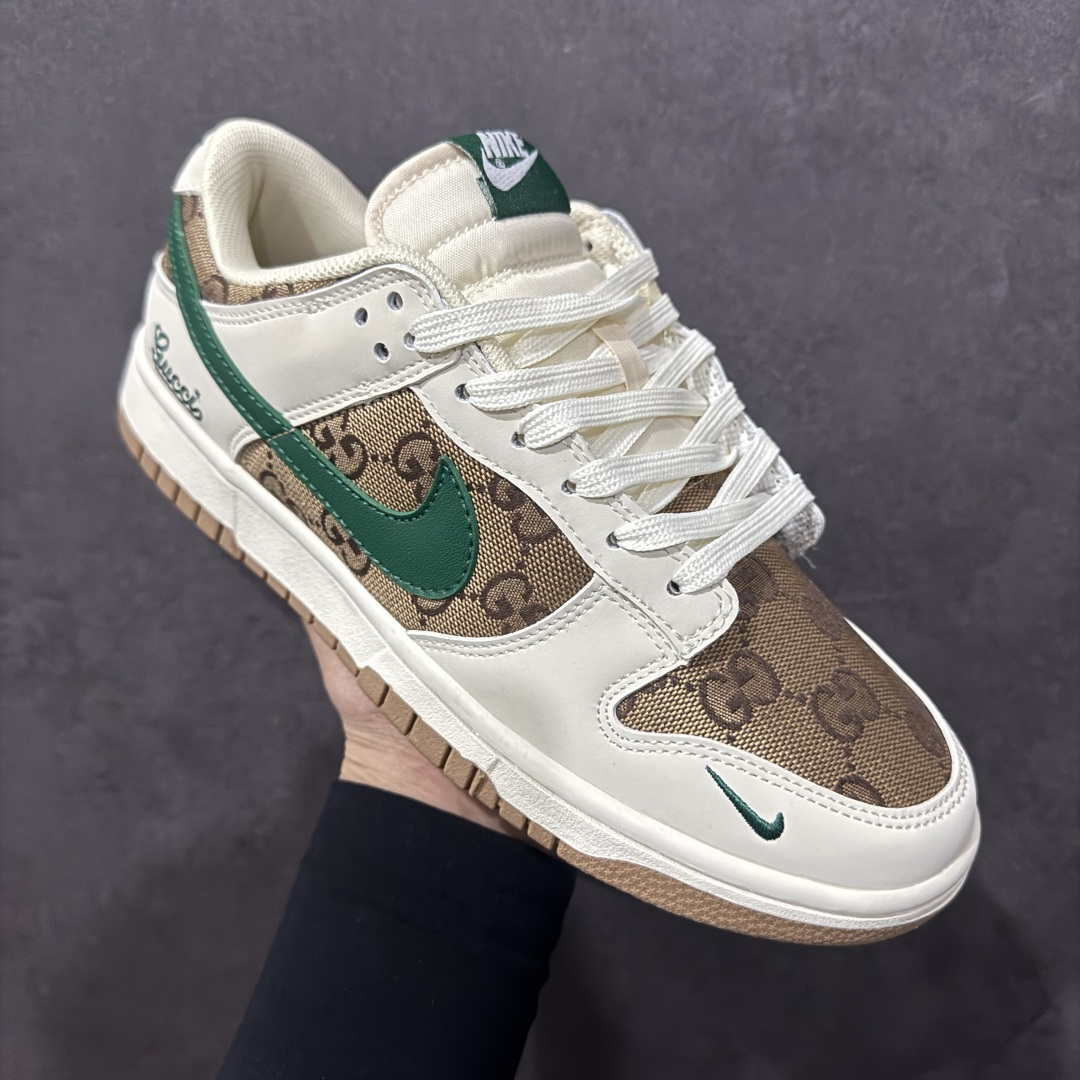 EyeConicWear-nike-dunk-low-retro-custom-gucci-dark-pattern-off-white-brown-green-swoosh-sneakers-12
